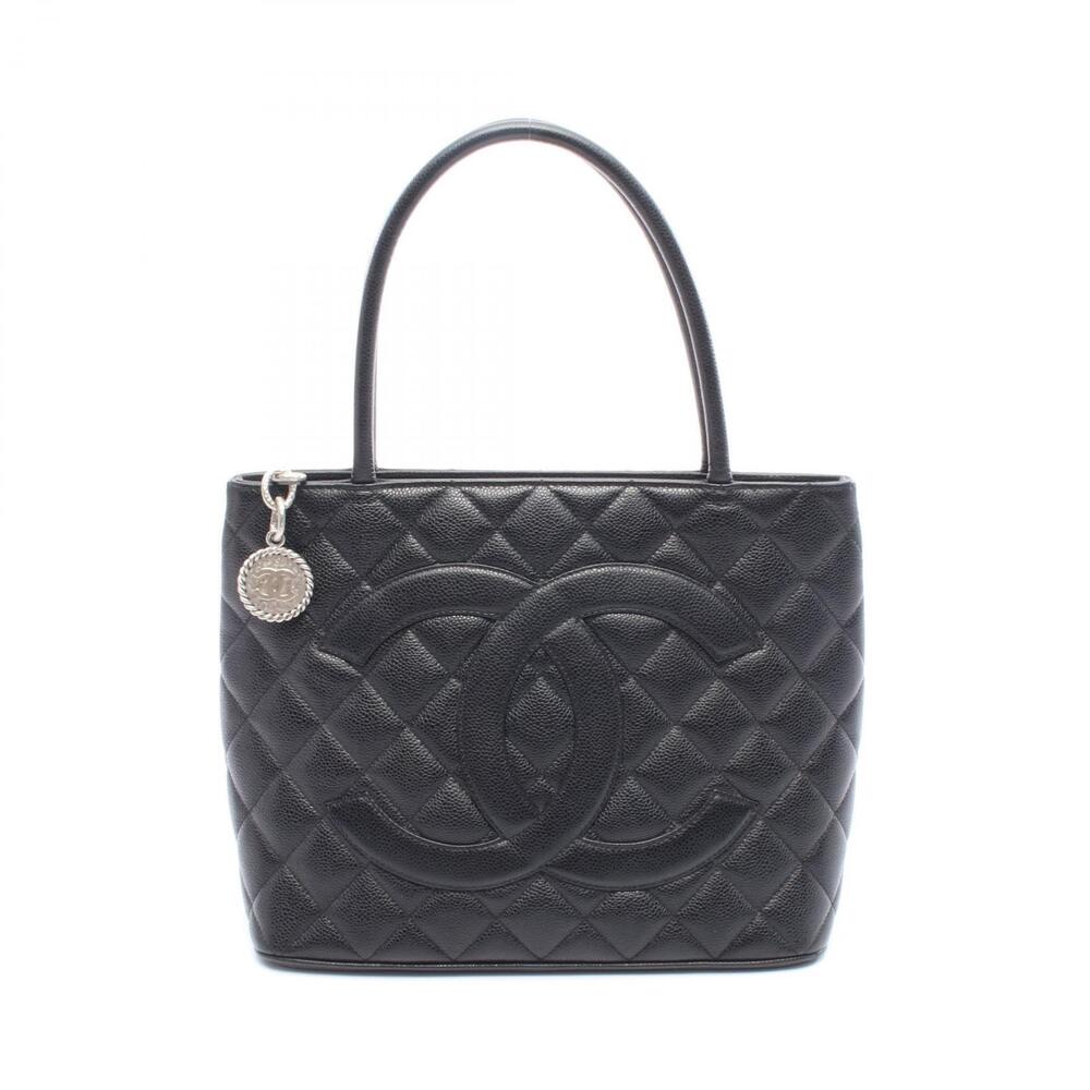 Chanel Reissue Tote Bag Calfskin Leather Black